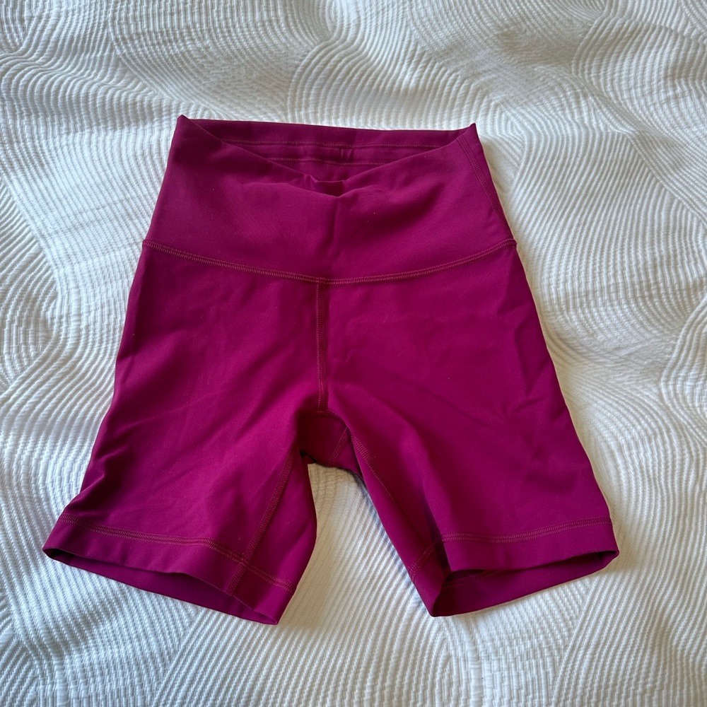 lululemon athletica Pink Bike Shorts
